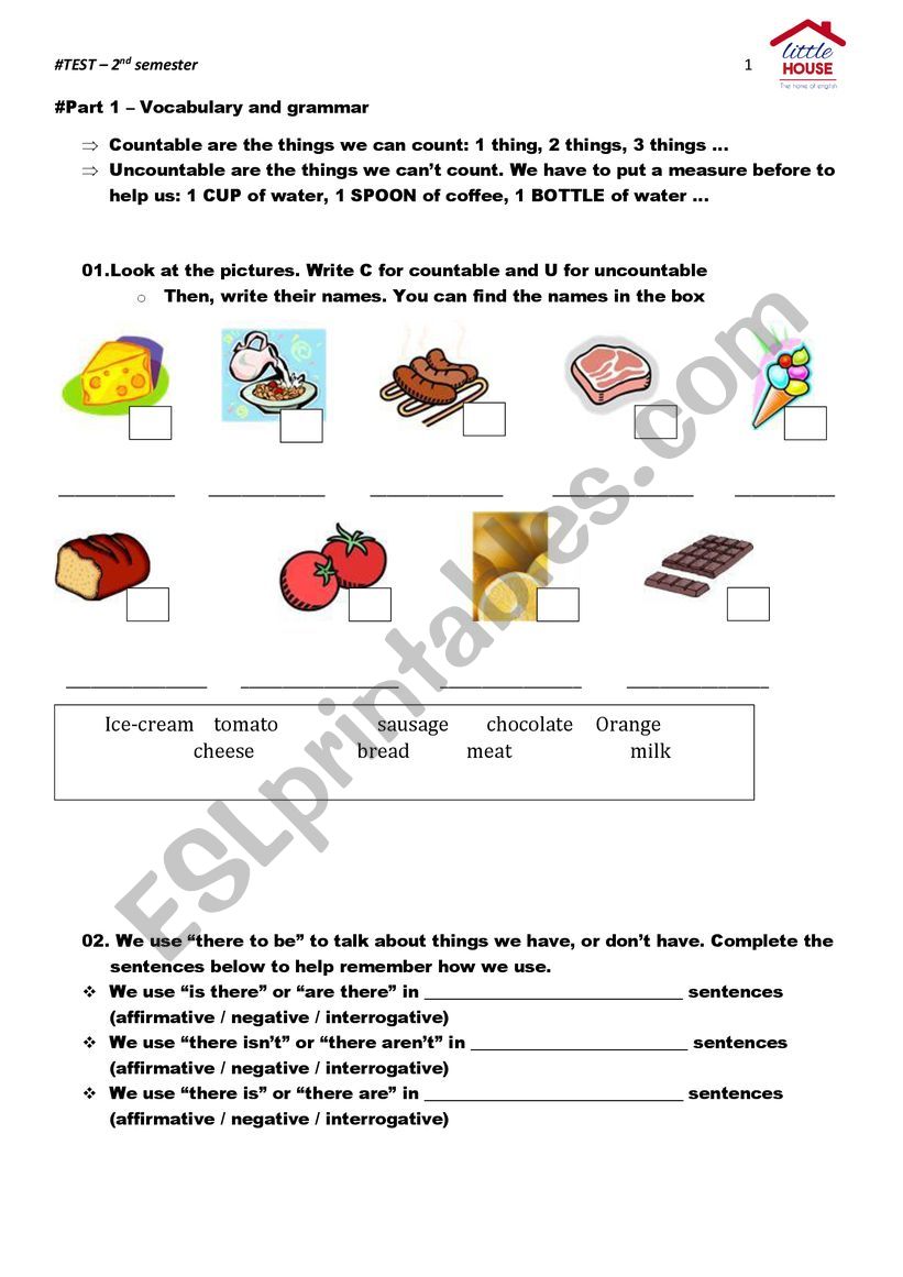 some any and there is there are - ESL worksheet by isa.iunes
