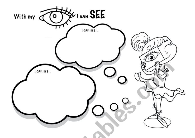 5 senses: see worksheet