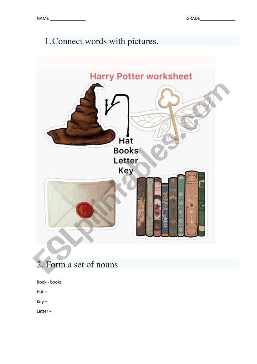 Harry Potter worksheet worksheet