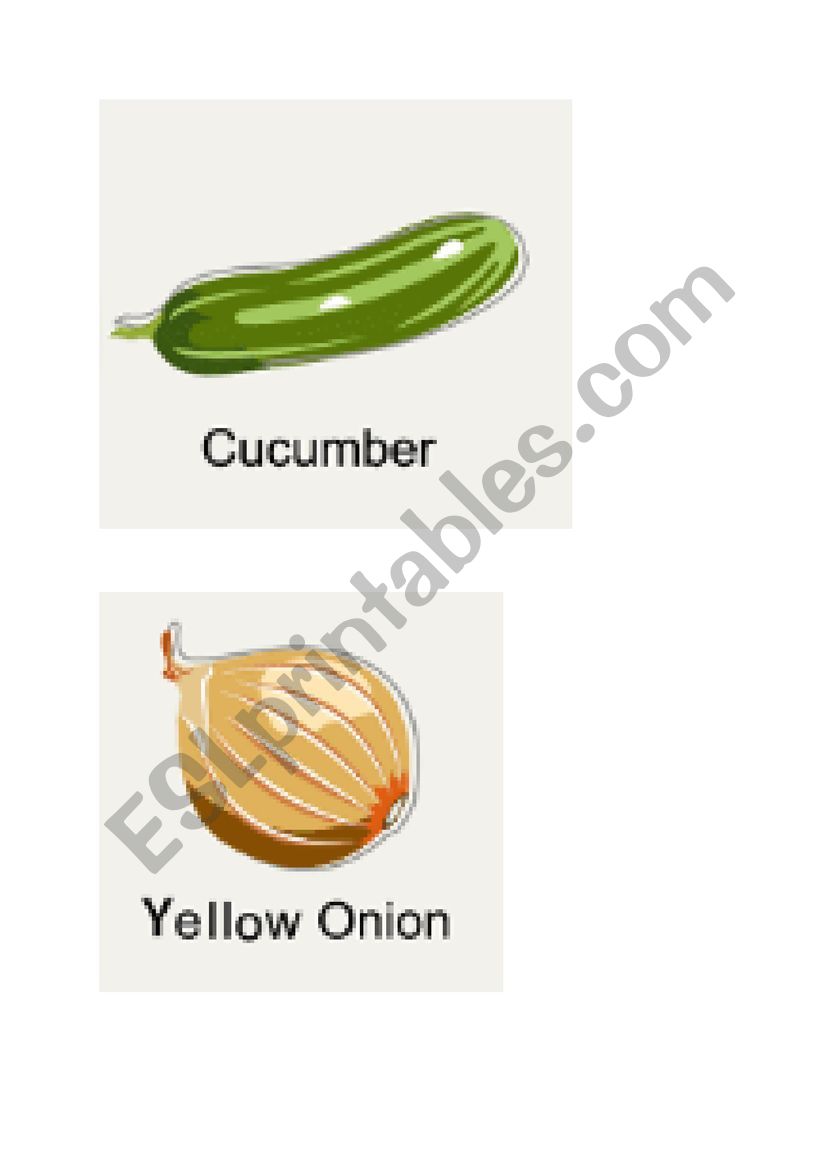Let�s learn vegetable vocabulary words