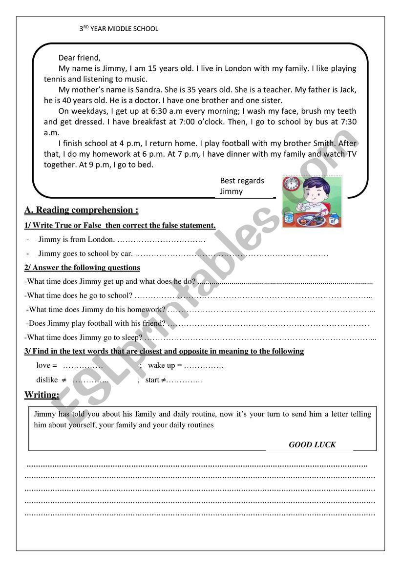 a quiz qbout daily routines - ESL worksheet by sazasa