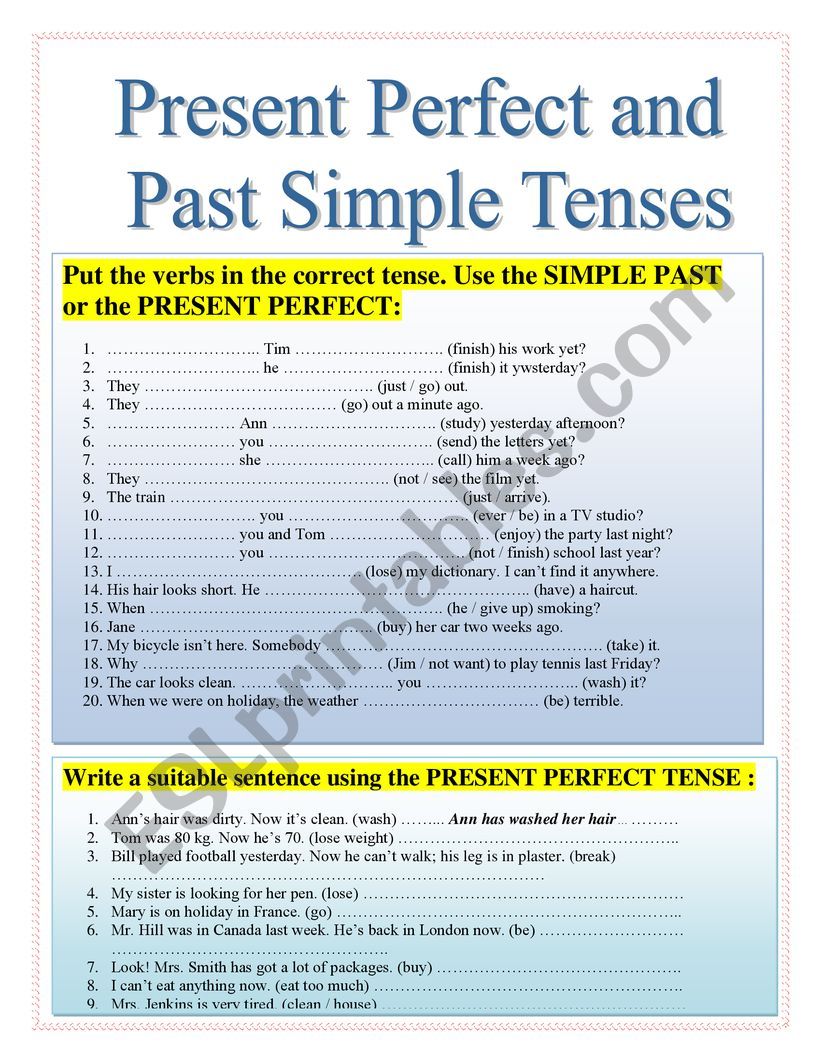 present-perfect-and-past-simple-esl-worksheet-by-liudmila-joy