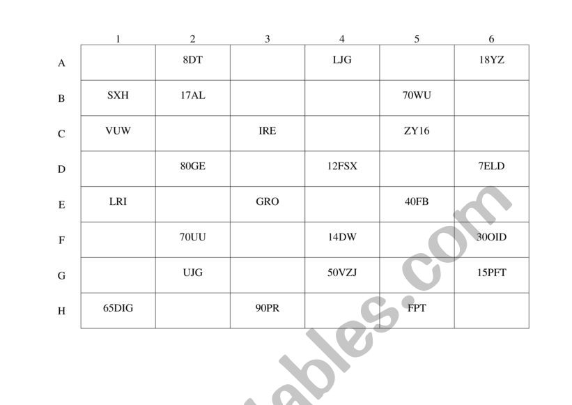 Spelling activities worksheet