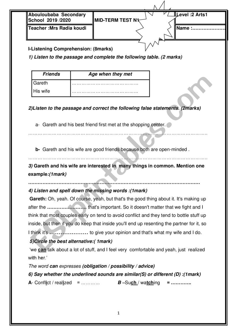 1st-mid-term-test-2nd-form-esl-worksheet-by-radhiamk1234