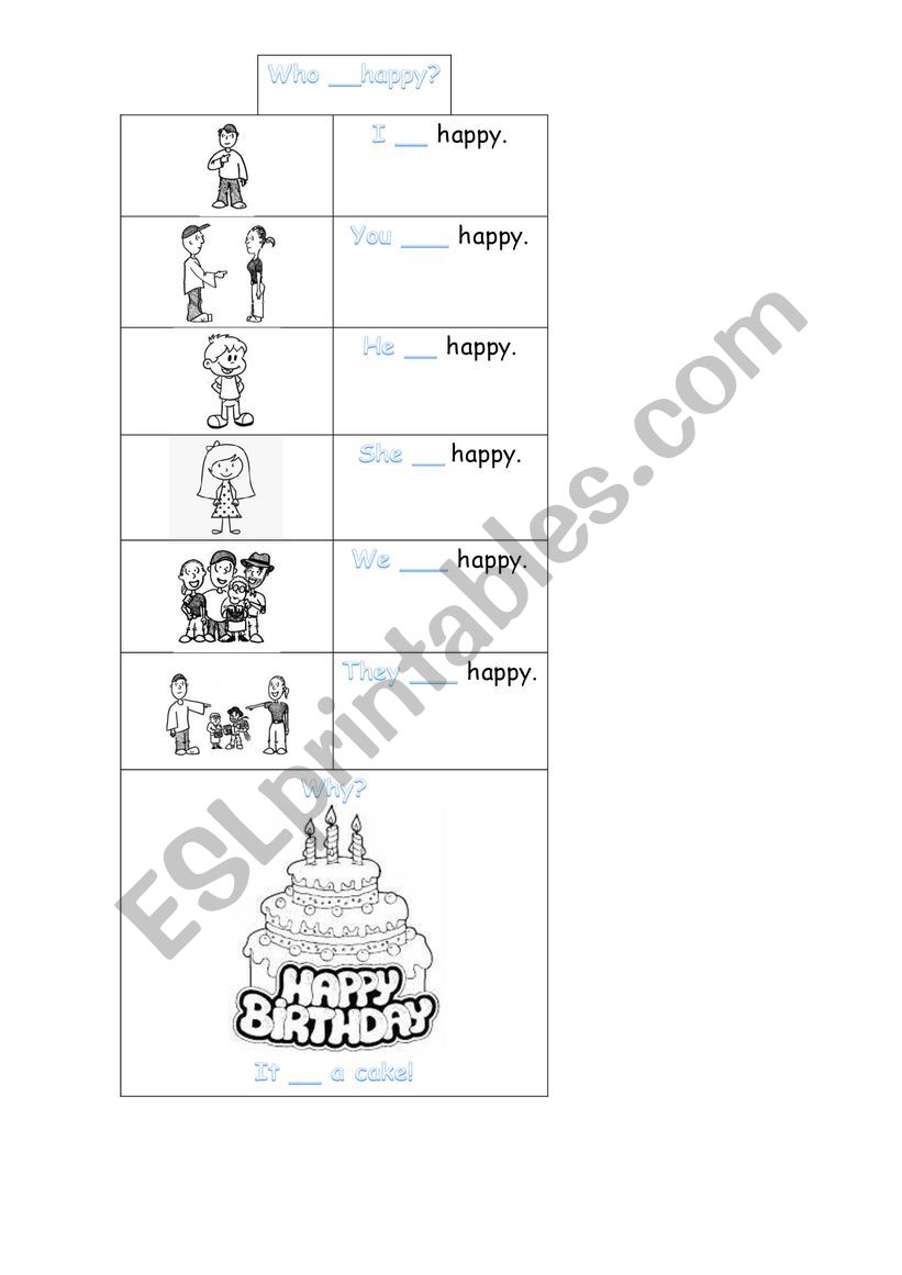 am/is/are worksheet