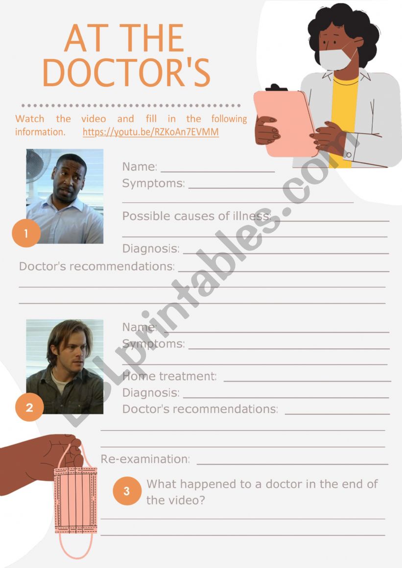 At the Doctor�s worksheet