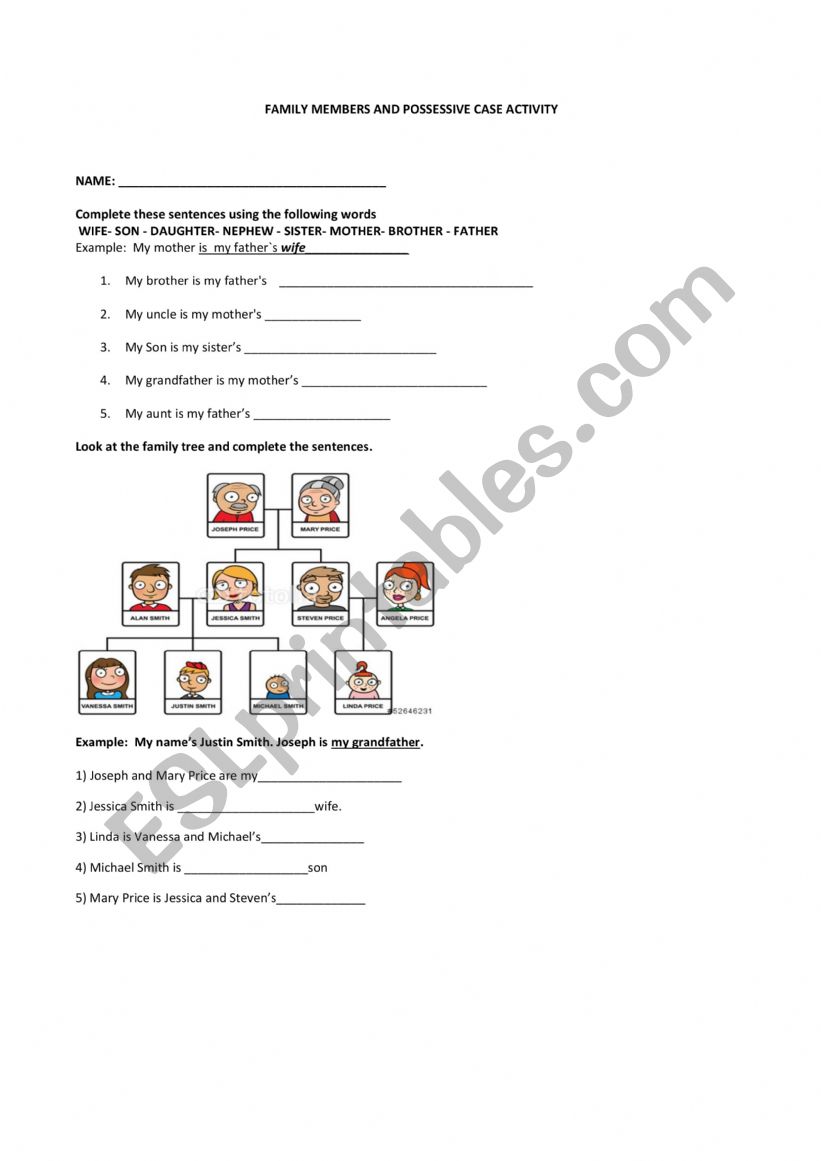 family-members-possessive-s-worksheets-pdf