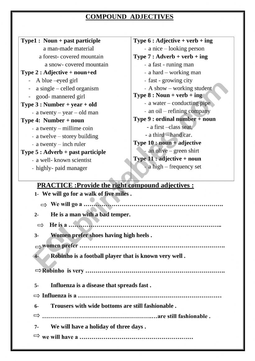 compound-adjectives-esl-worksheet-by-madihayahmdi