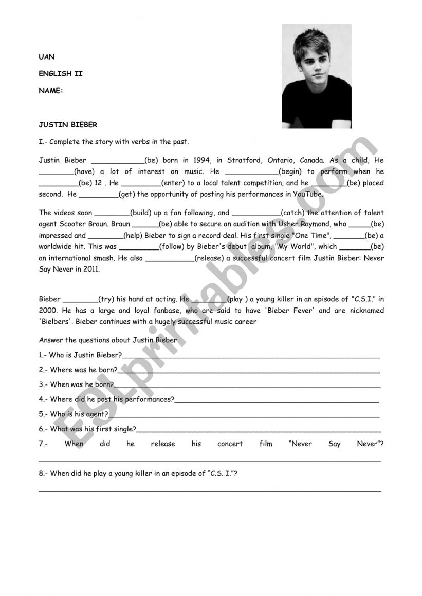 Justin worksheet