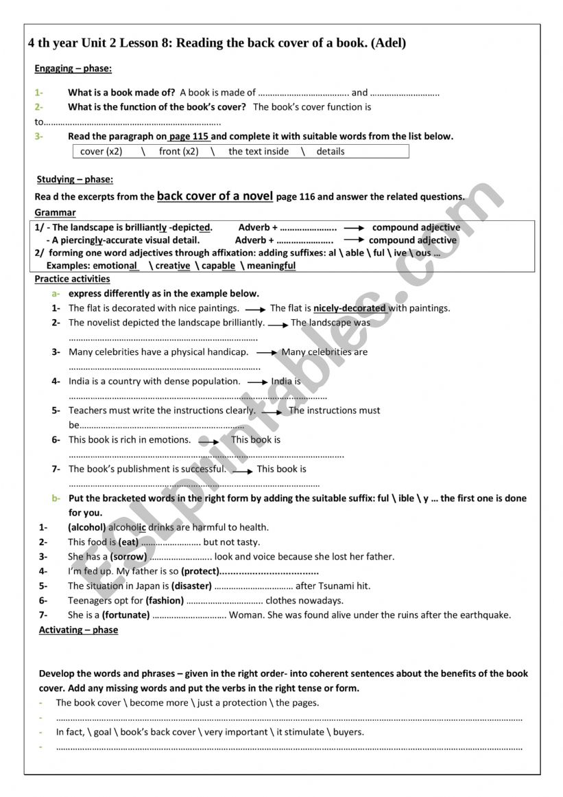 english-worksheets-4th-year-unit-3-lesson-8-part-1