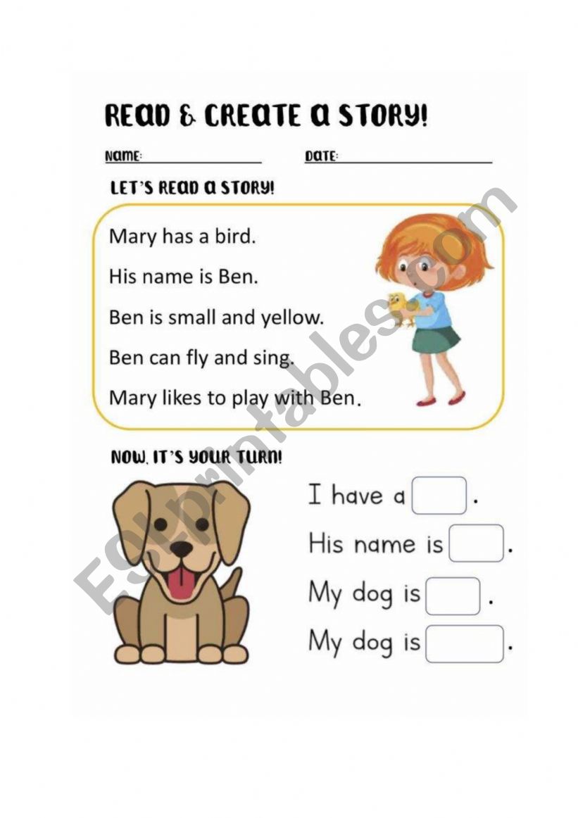 Let�s read & create worksheet