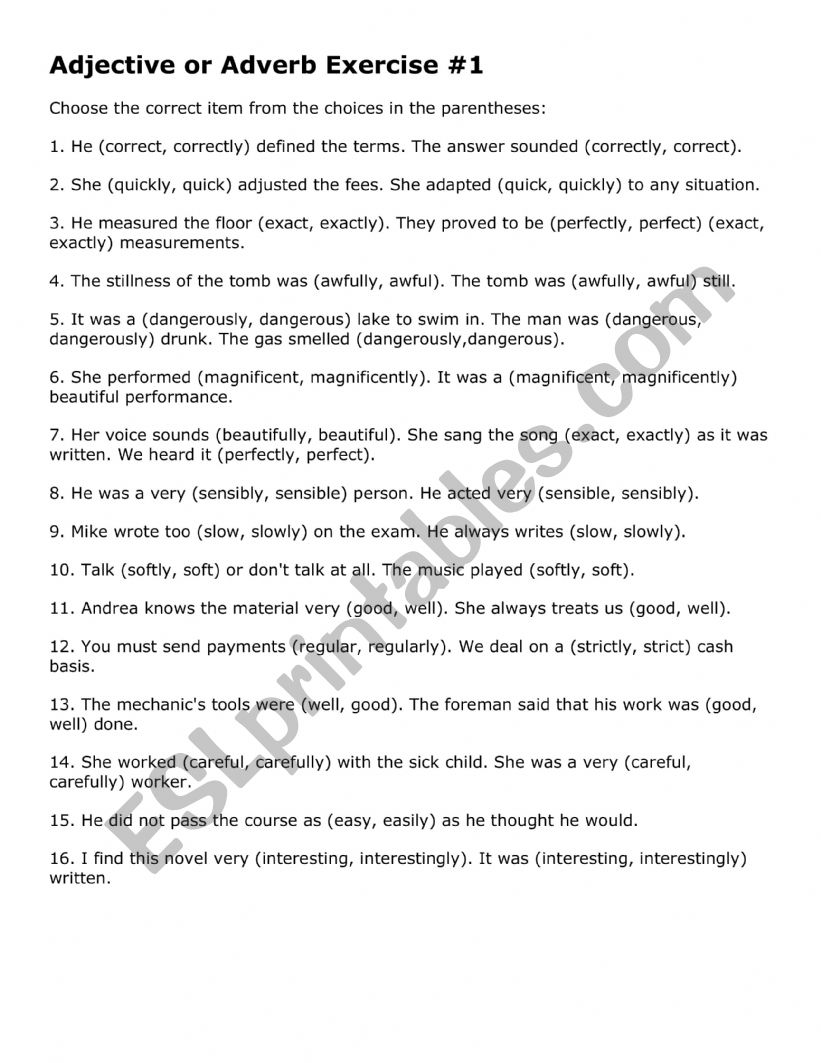 adjective-or-adverb-exercise-1-esl-worksheet-by-cafrench