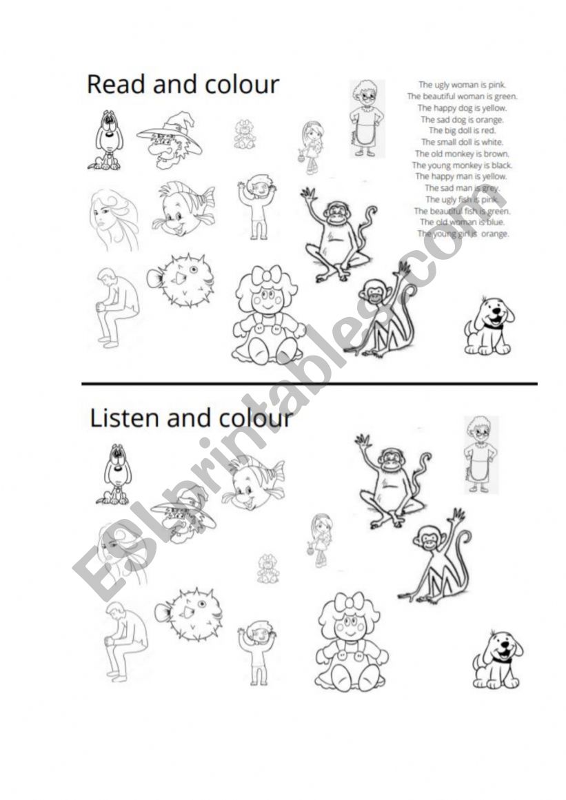 Adjectives  worksheet