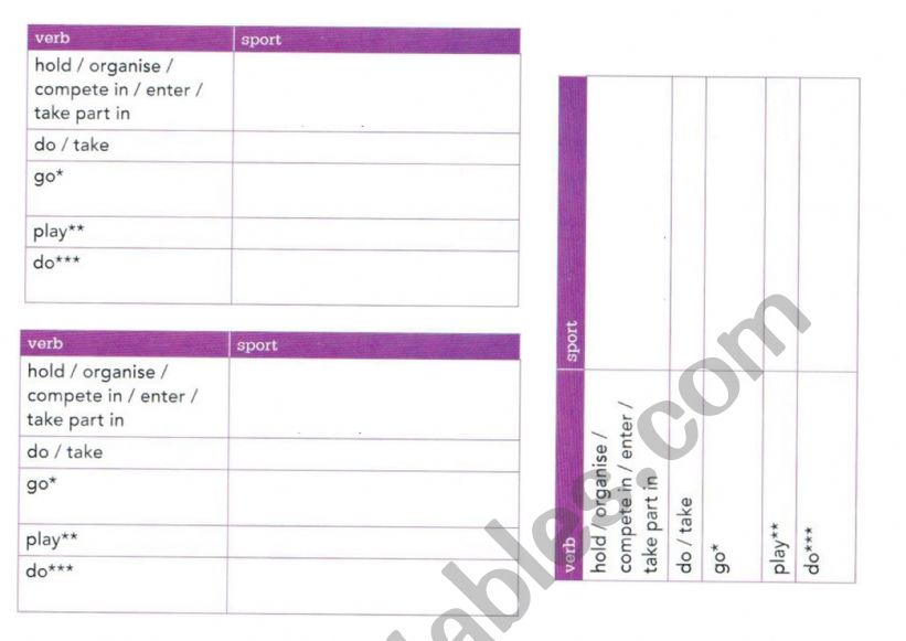 FCA PRINTABLE MATERIAL worksheet