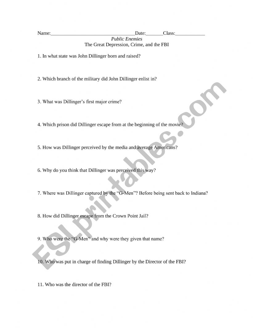 Cinderella Man (Movie 2009) worksheet