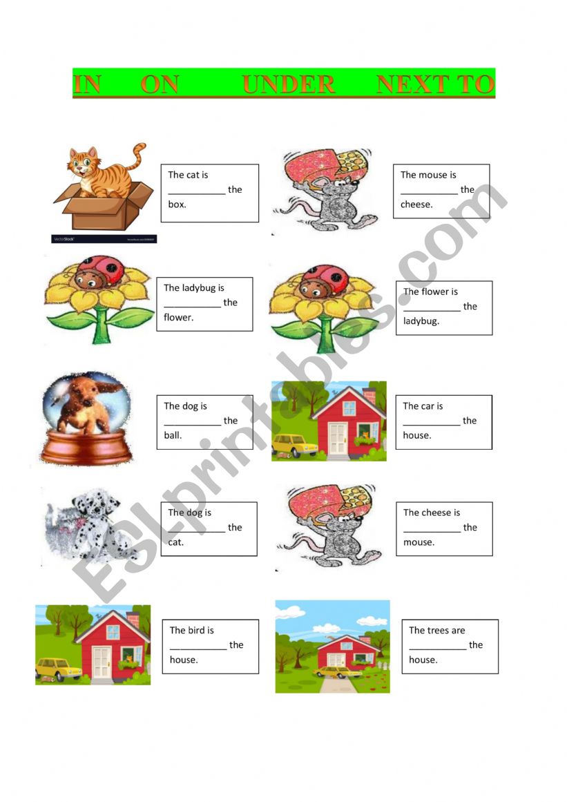 prepositions of time worksheet