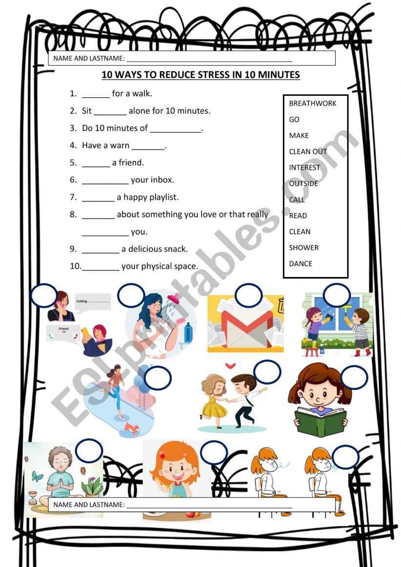 reduce-stress-esl-worksheet-by-osito12