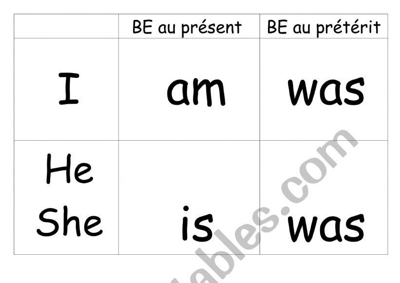 be and have worksheet