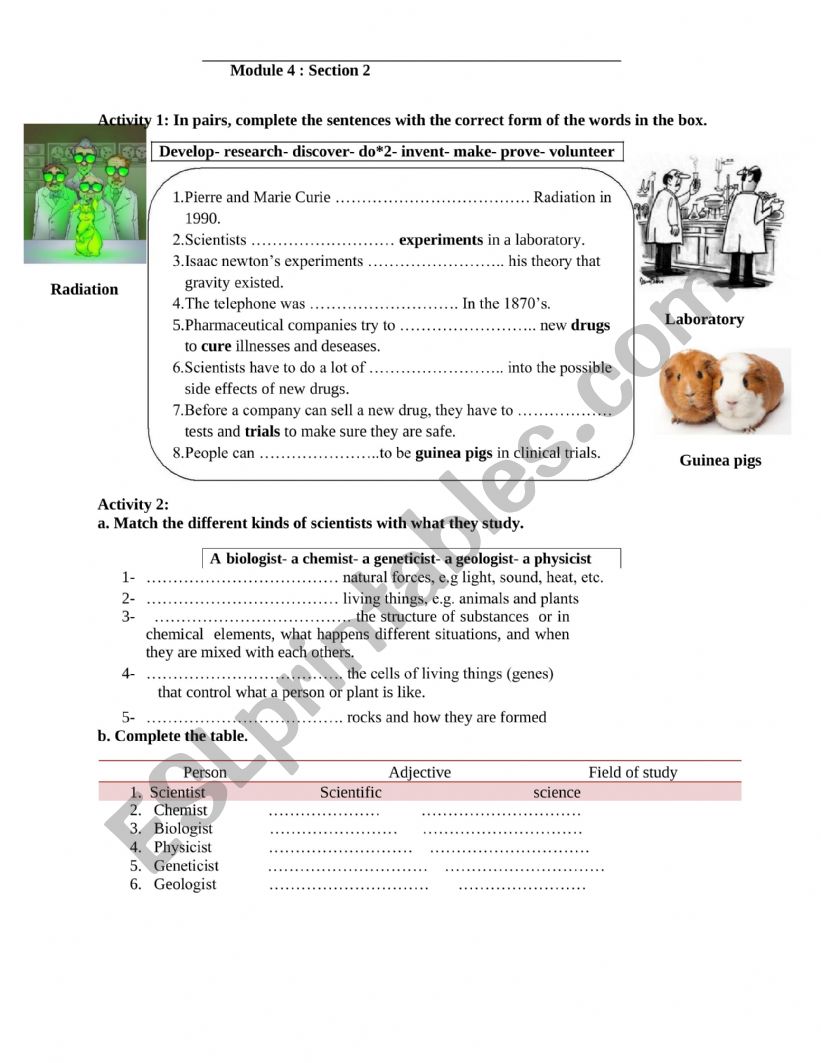 3rd form  worksheet