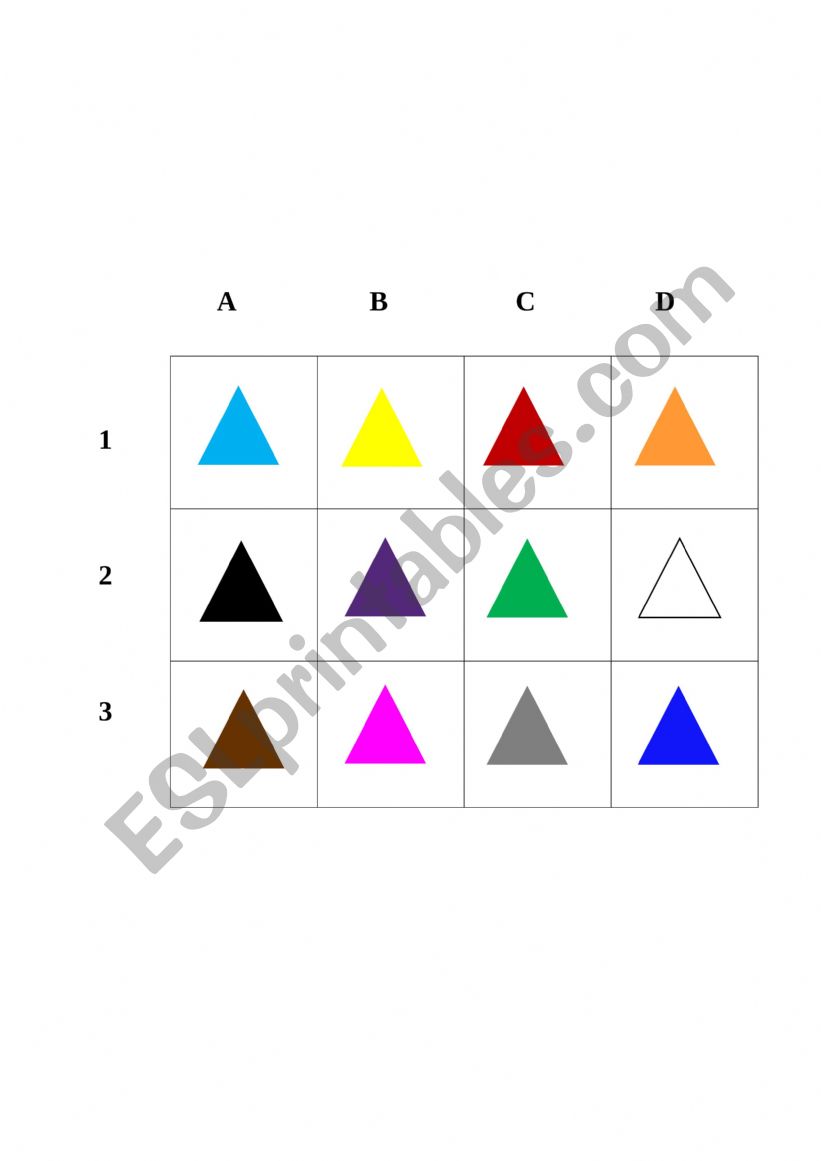 Color rapidity test worksheet