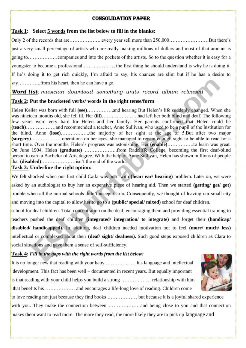 english-worksheets-2nd-form-review-tasks