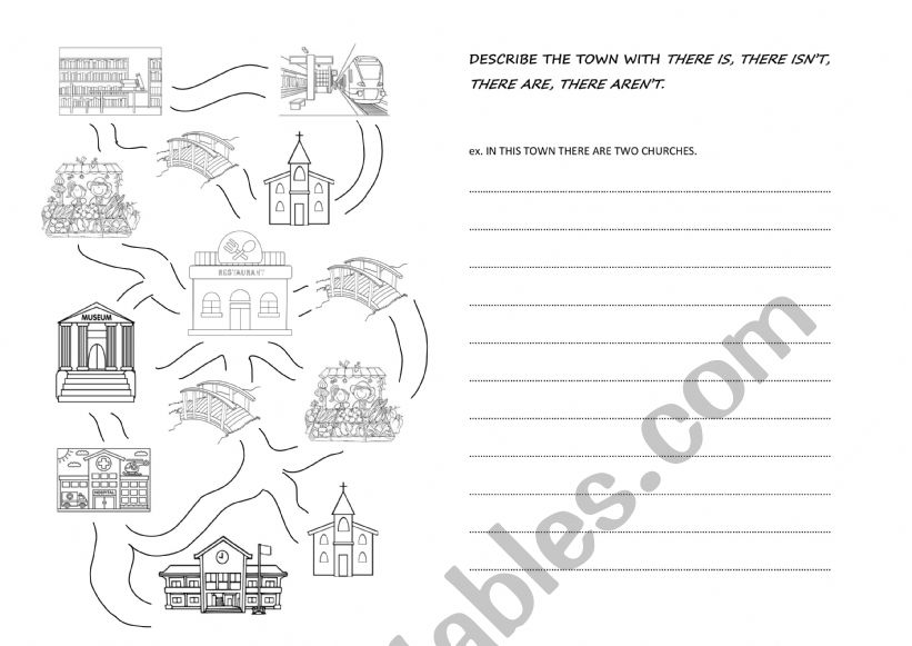In this town there is worksheet