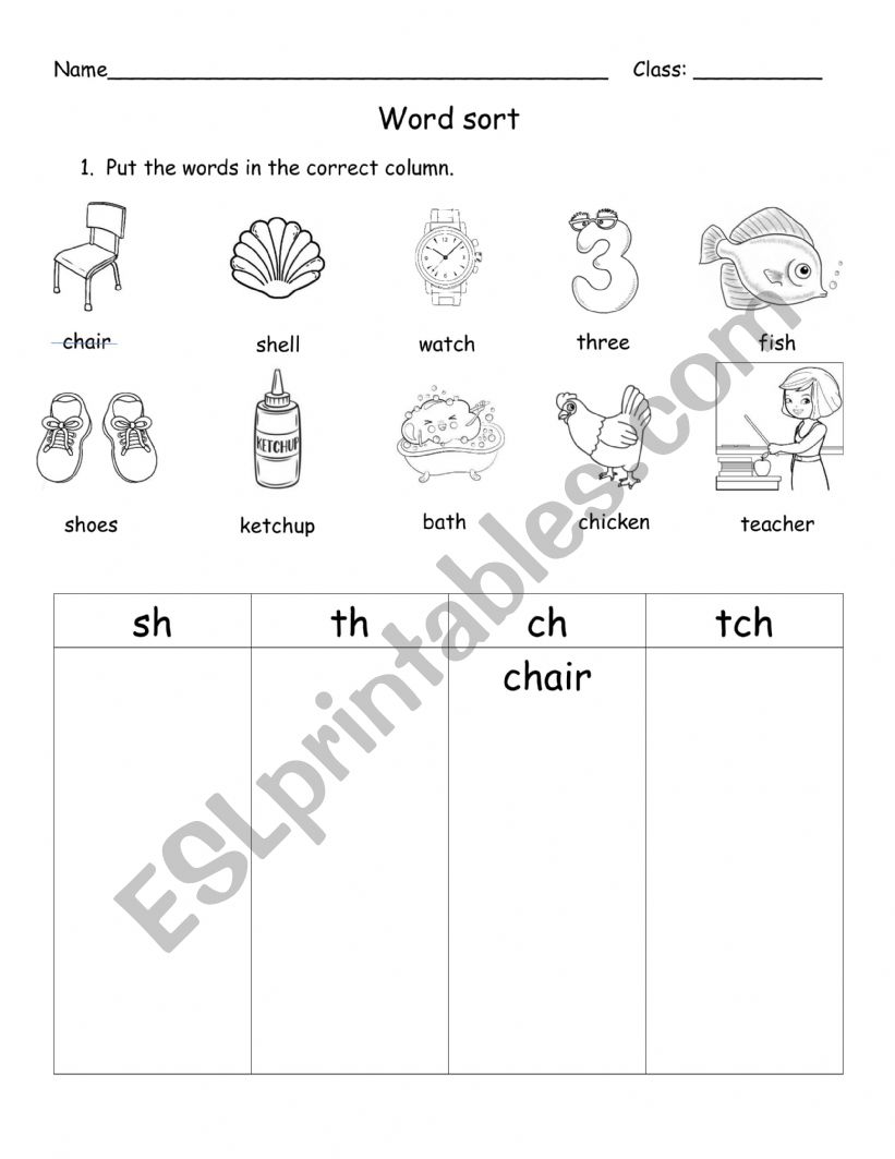 Parts of a Book worksheet