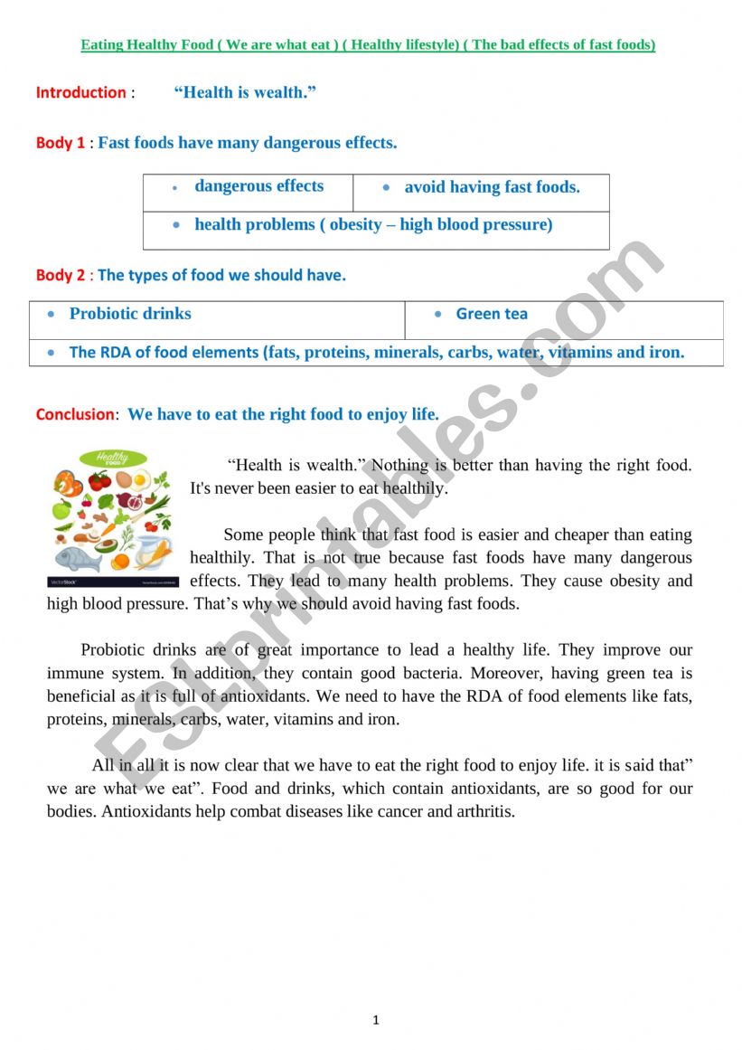 Grade 10 Composition worksheet