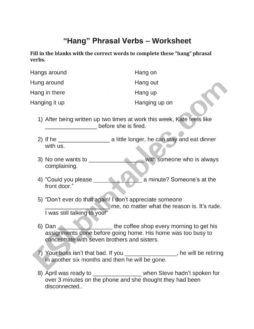 hang-phrasal-verb-worksheet-esl-worksheet-by-bjbmath