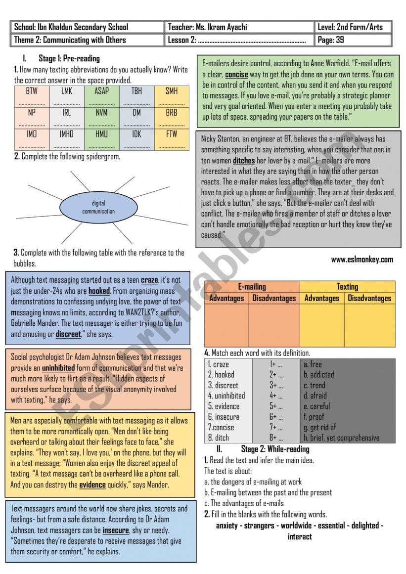 2nd-form-lesson-n-5-the-e-mailer-vs-the-texter-esl-worksheet-by-english-teacher-24