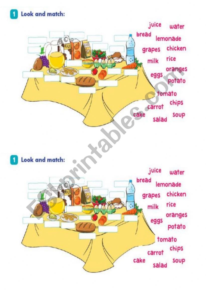 Food Worksheet 3rd Grade worksheet