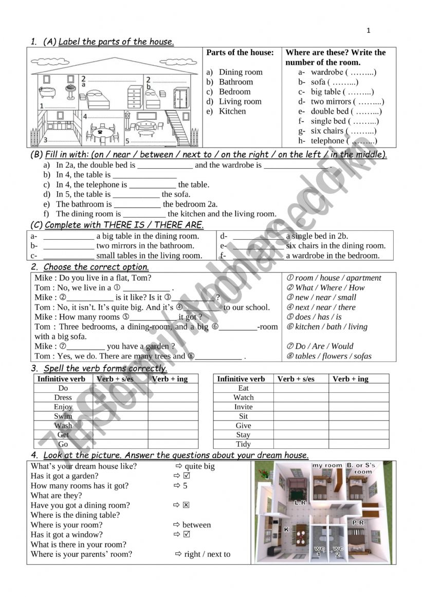 7th form exercises - Module 3 worksheet