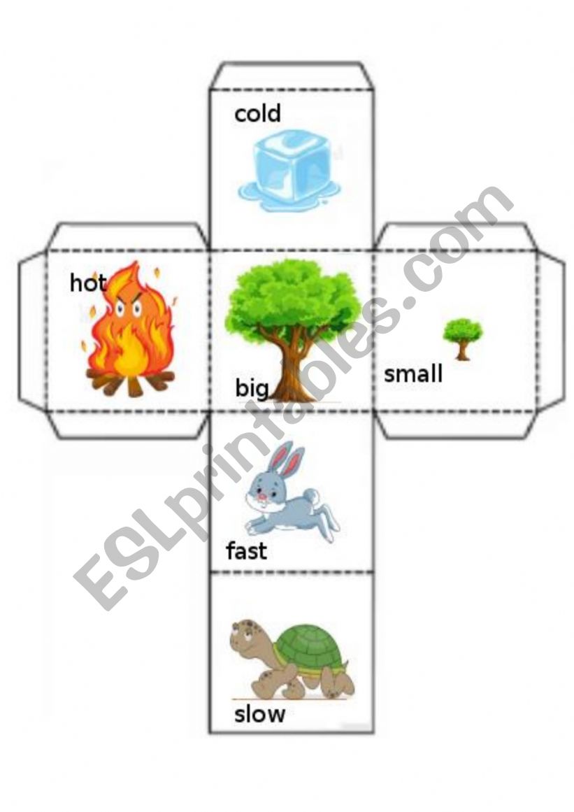 Opposites worksheet