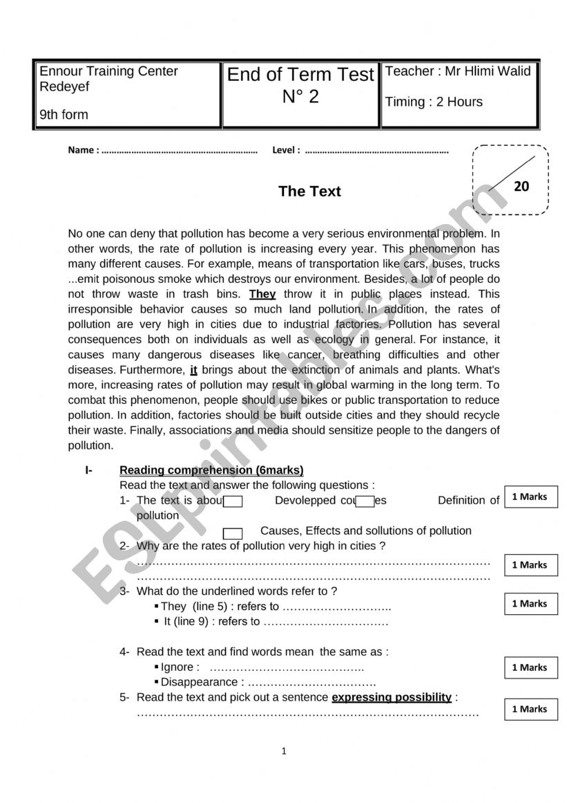 end-of-term-test-n-2-esl-worksheet-by-walidos1982