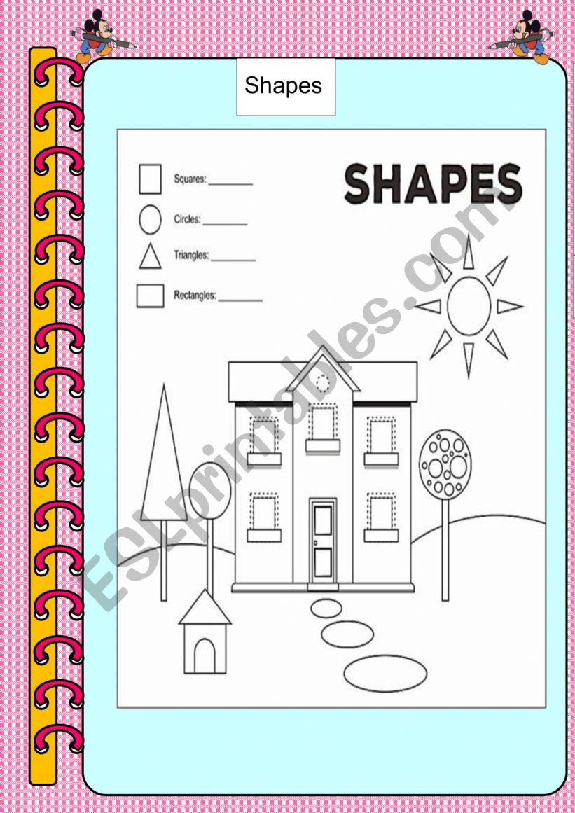shapes worksheet