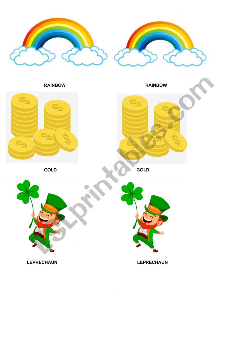 St. Patrck�s Day Memory Game