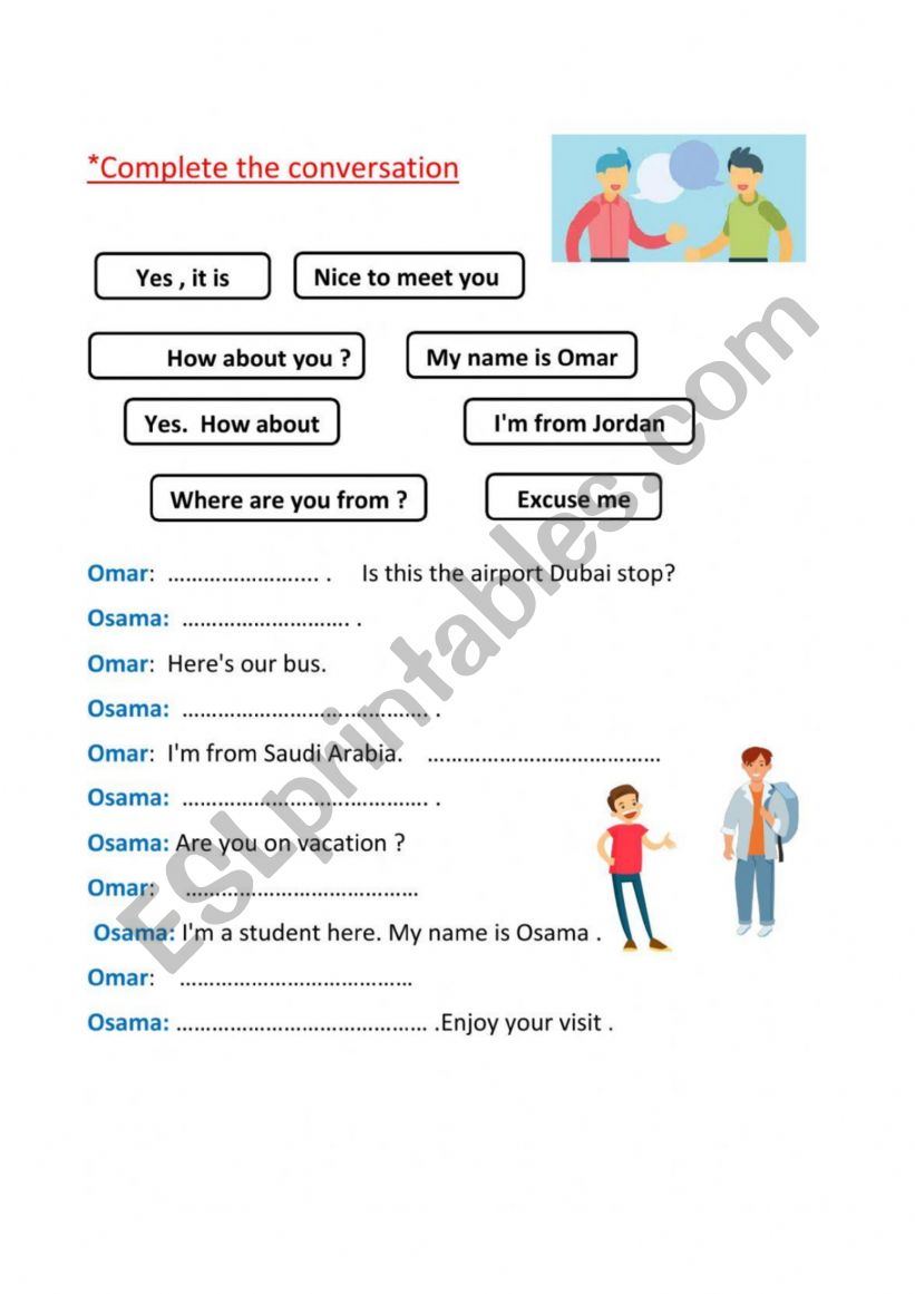 English Conversation For Beginners ESL Worksheet By NuviaM