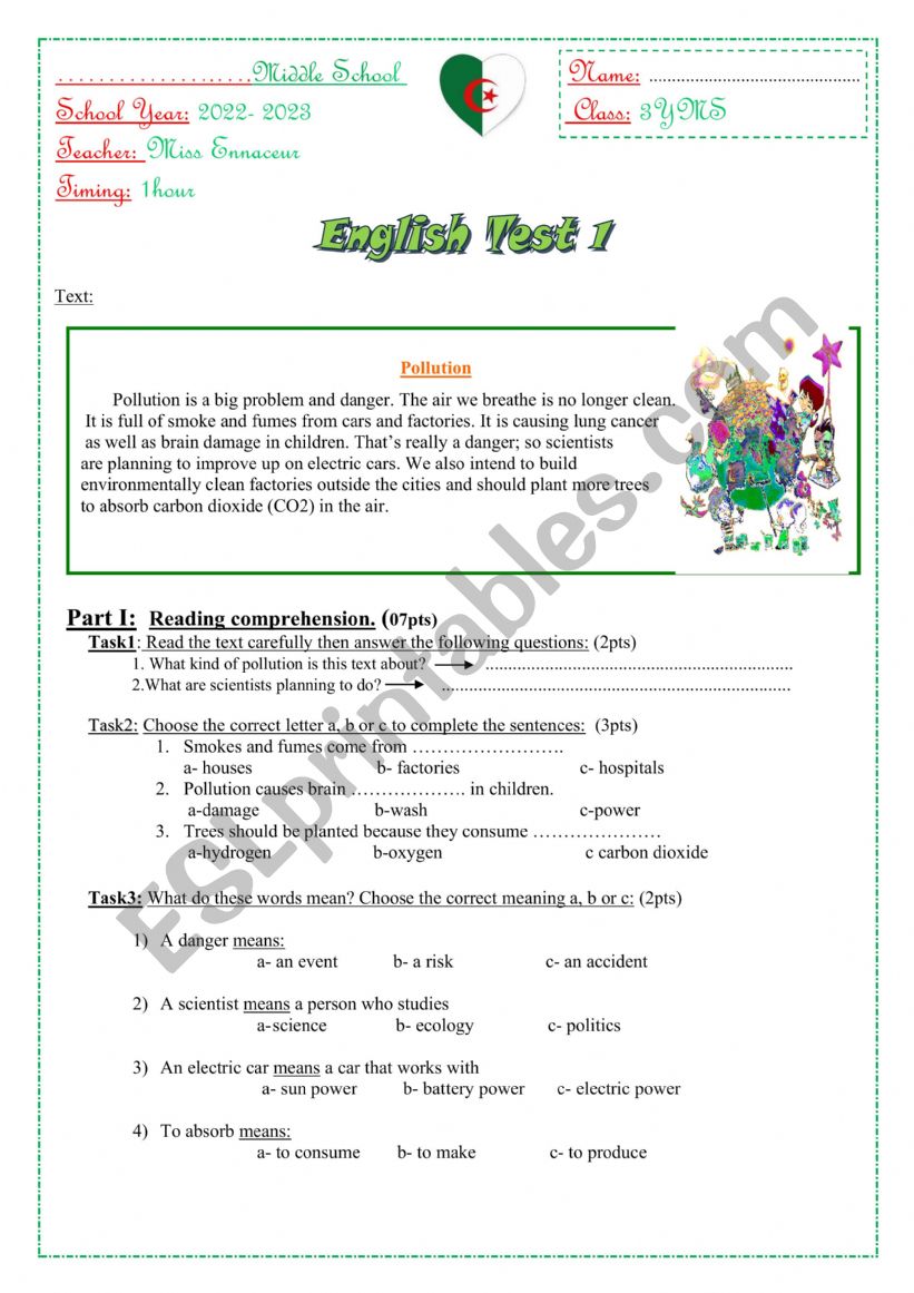 Test worksheet