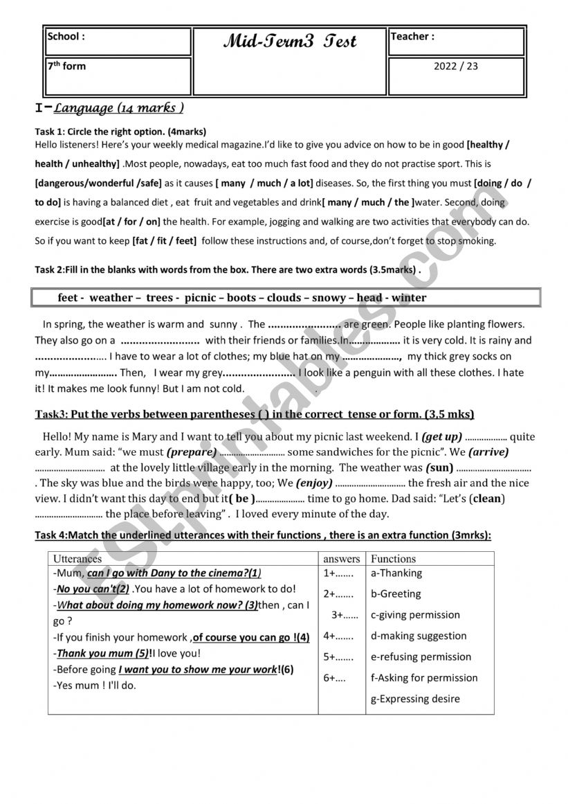 mid-term-3-test-esl-worksheet-by-ajnour