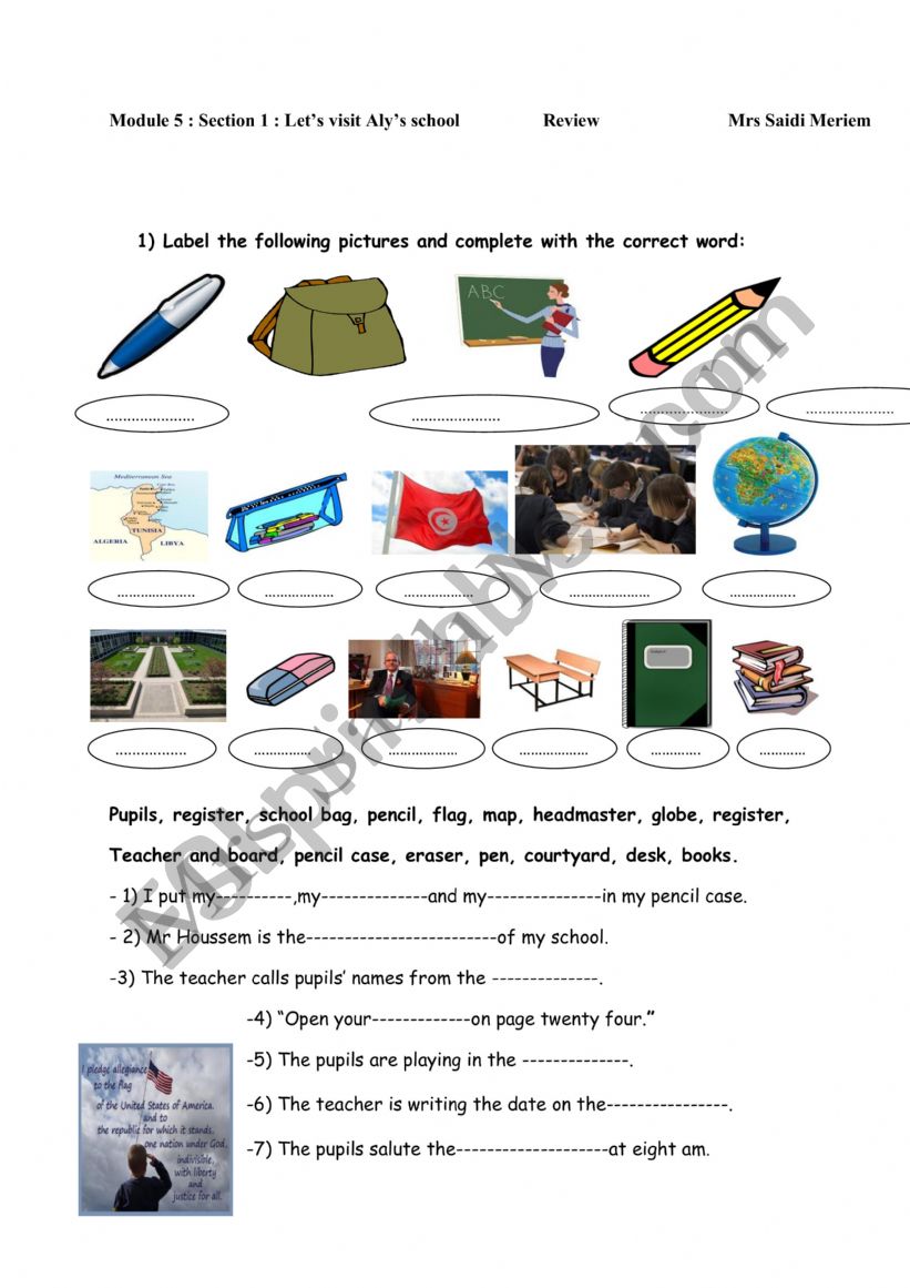 7th form basic education worksheet