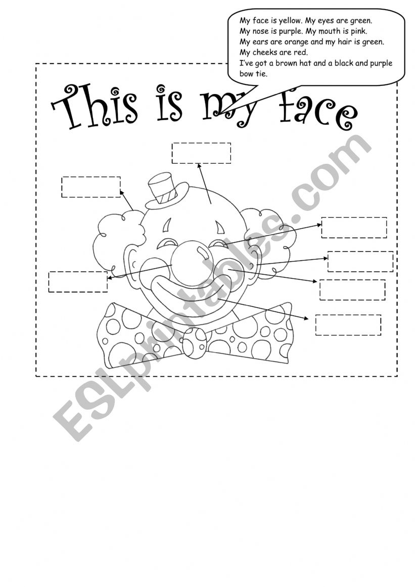 Clown Esl Worksheet By Bvpm 3874