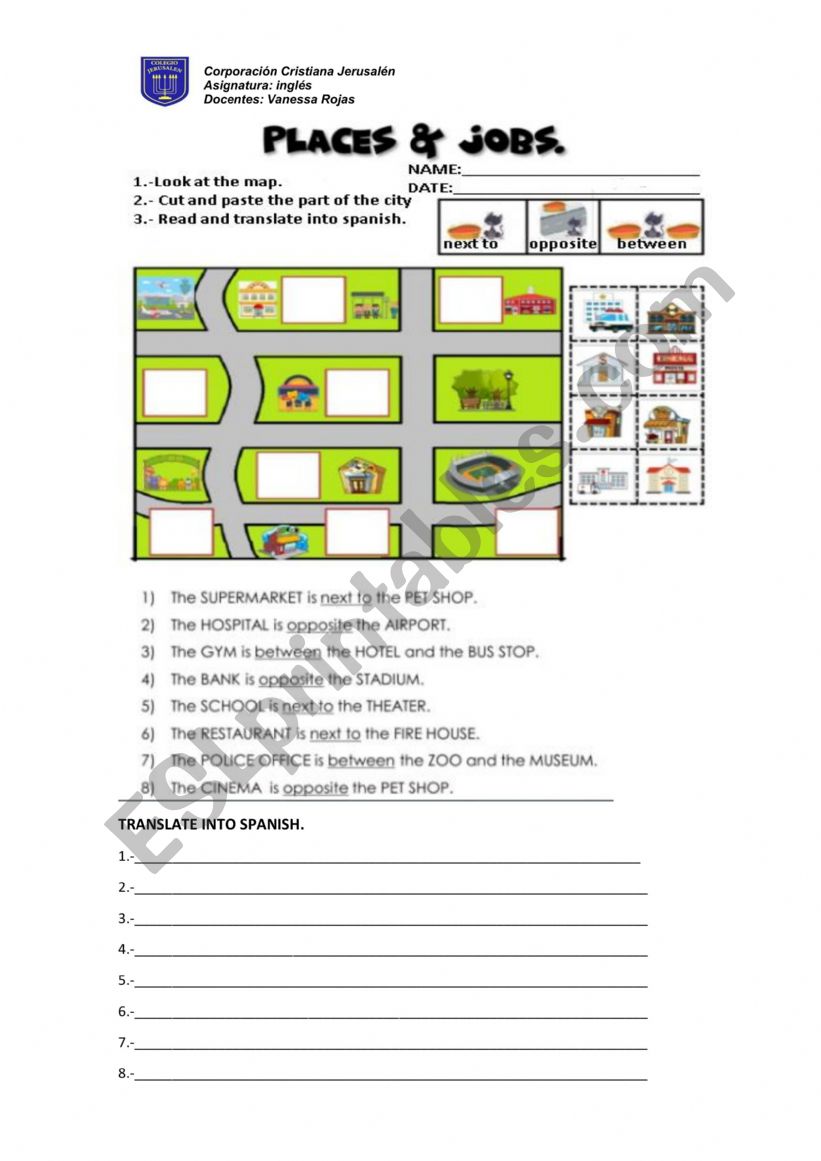 city worksheet