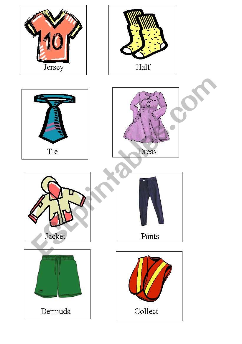 clothe´s game - ESL worksheet by mihrra