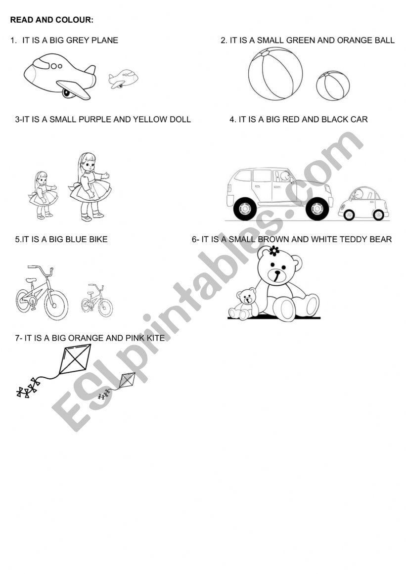 Toys  worksheet