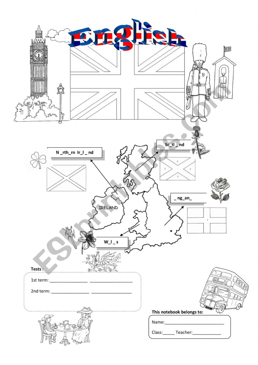 english cover worksheet
