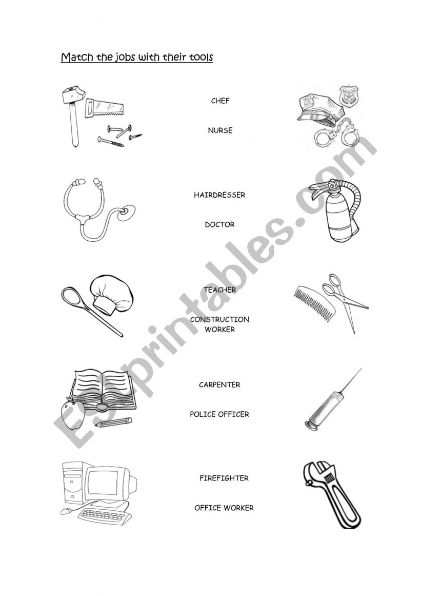 jobs worksheet