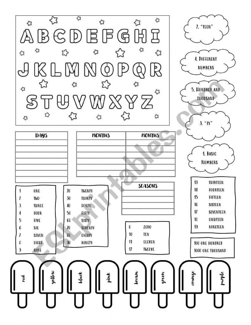 Vovabulary worksheet