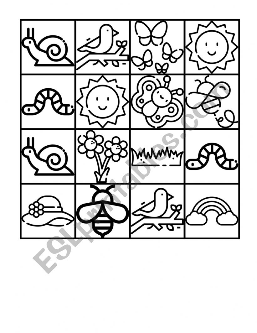 Bingo for kids - ESL worksheet by garhigarhi