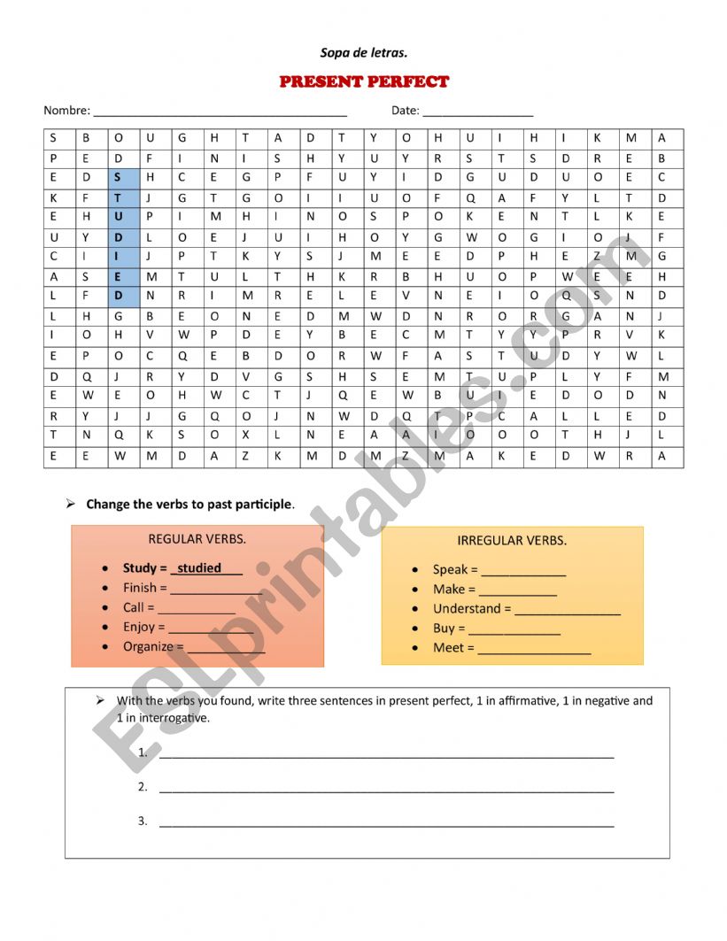 Alphabet soup worksheet