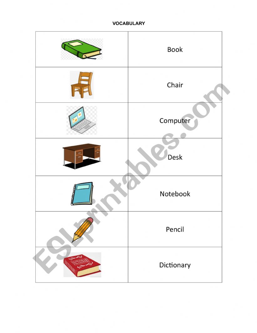 At School worksheet